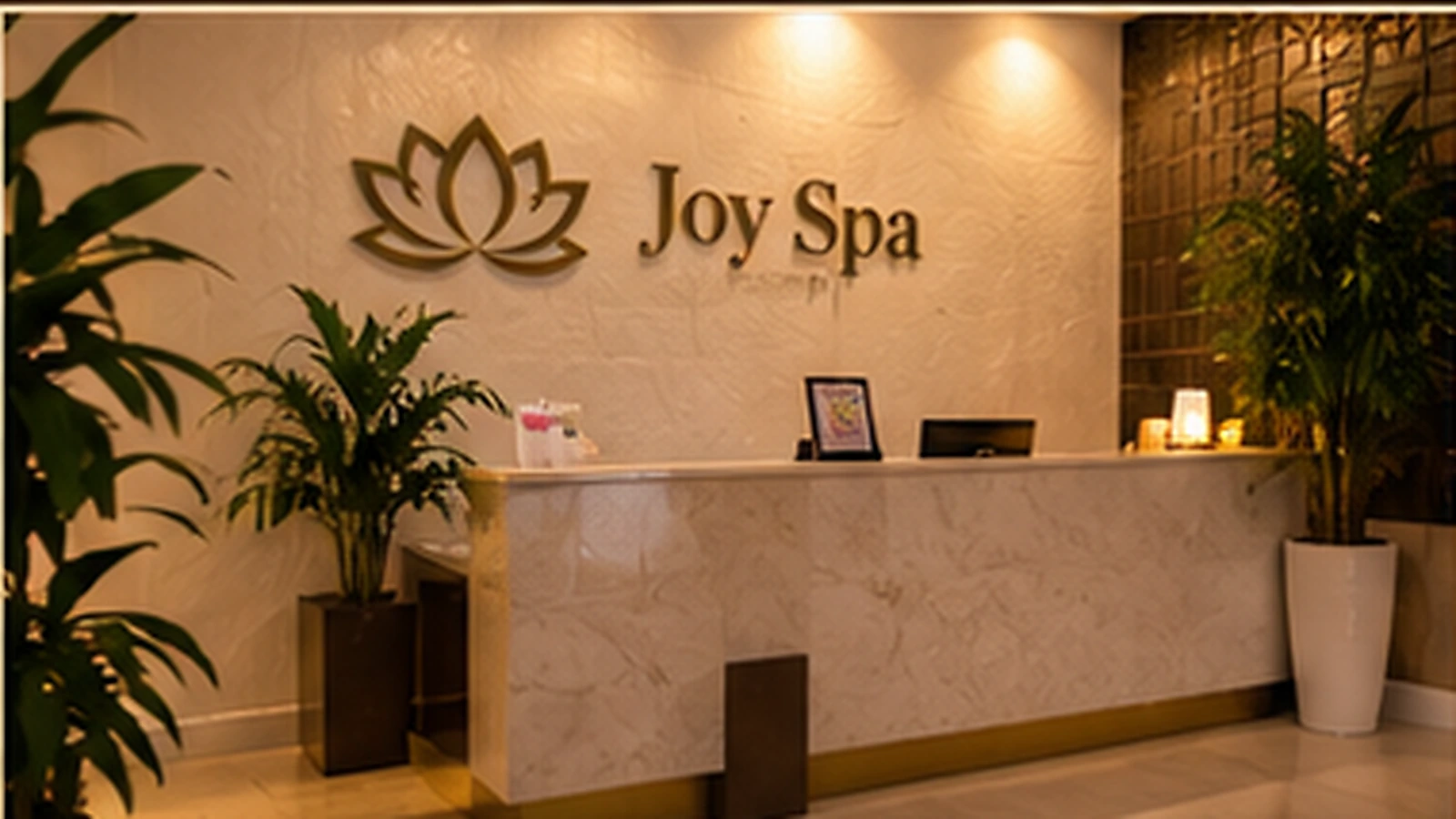Joy Spa therapist in a warm Bonita Springs massage setting
